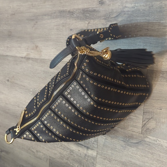 Michael Kors Brooklyn Grommet Leather Crossbody Handbag NWT - Picture 10 of 13